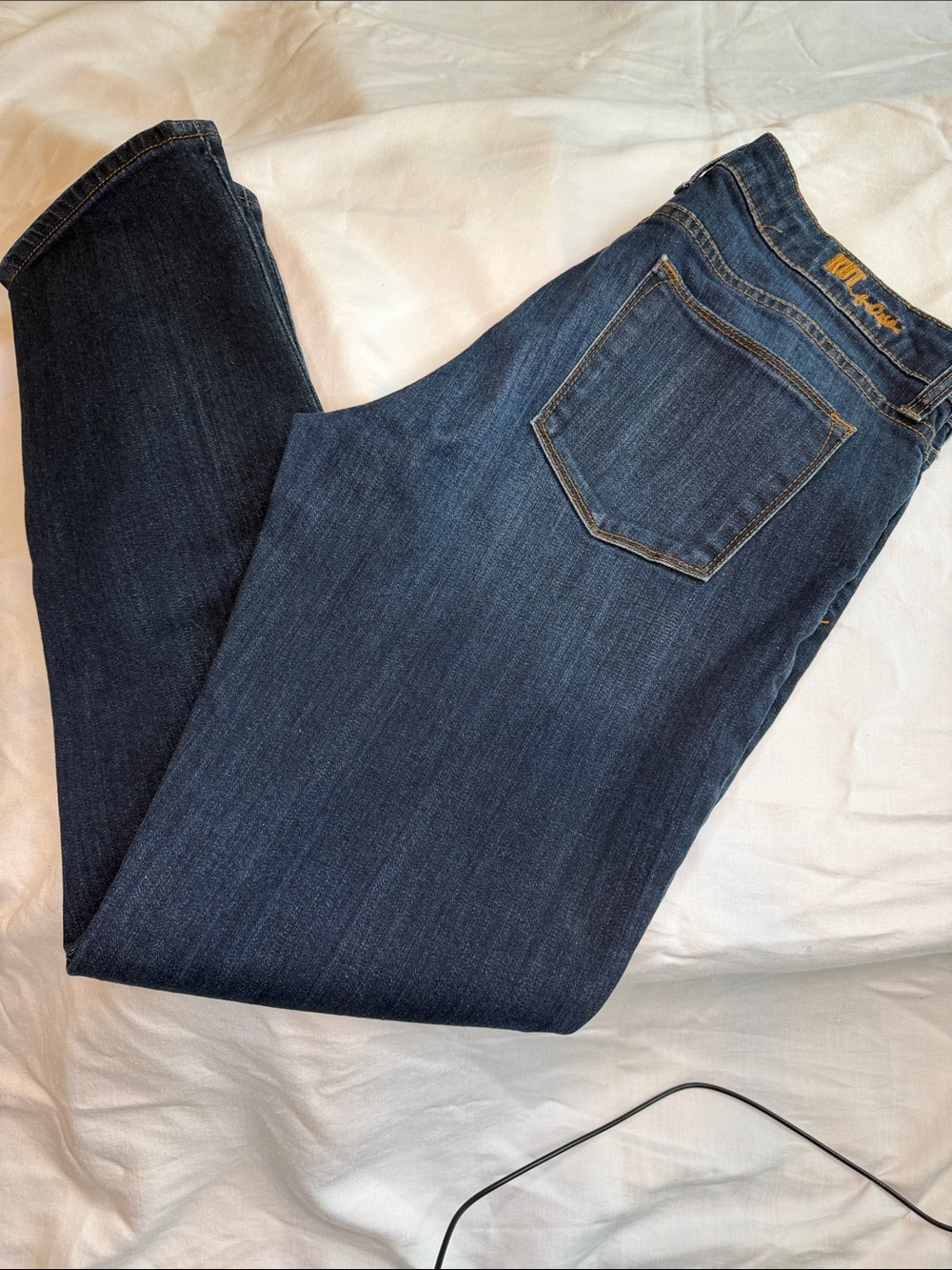 Kut from the Kloth Indigo Blue Boyfriend Jeans